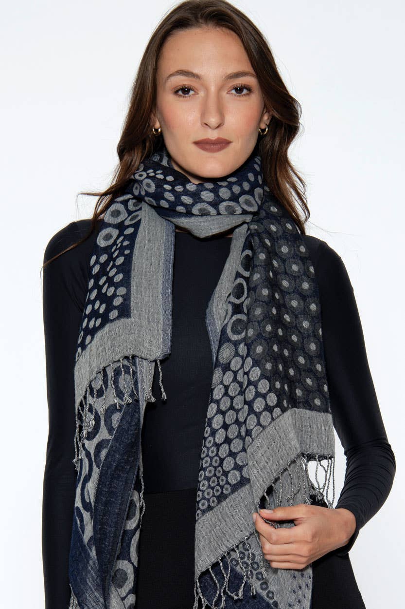 Kalya Wool & Cotton Shawl