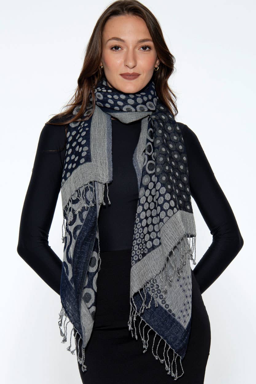 Kalya Wool & Cotton Shawl