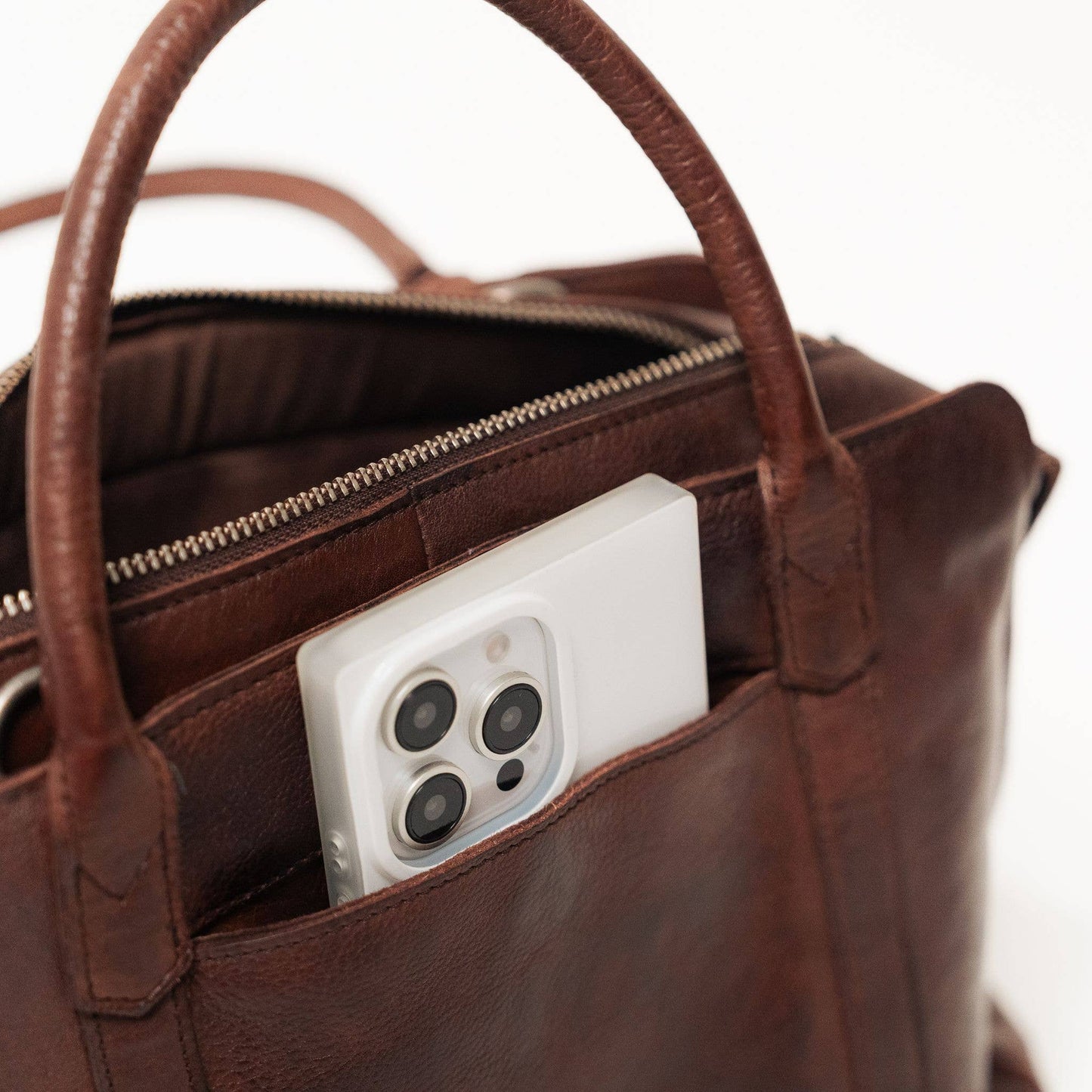 James Leather Crossbody-Handcrafted