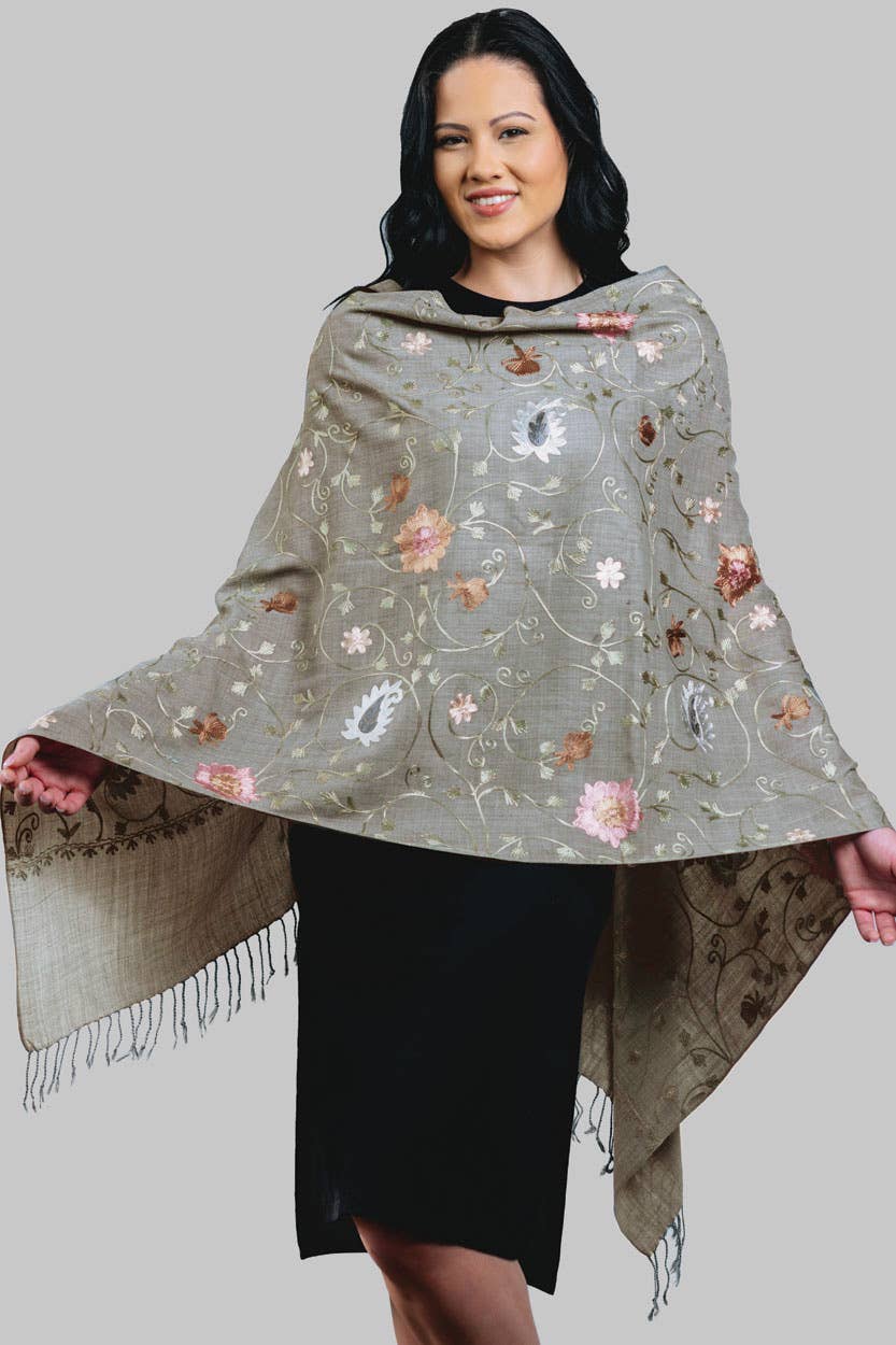 Embroidered Shawl