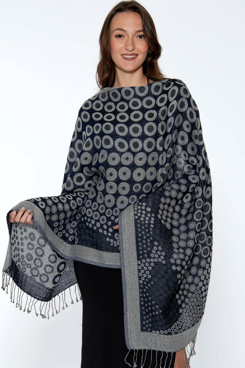 Kalya Wool & Cotton Shawl