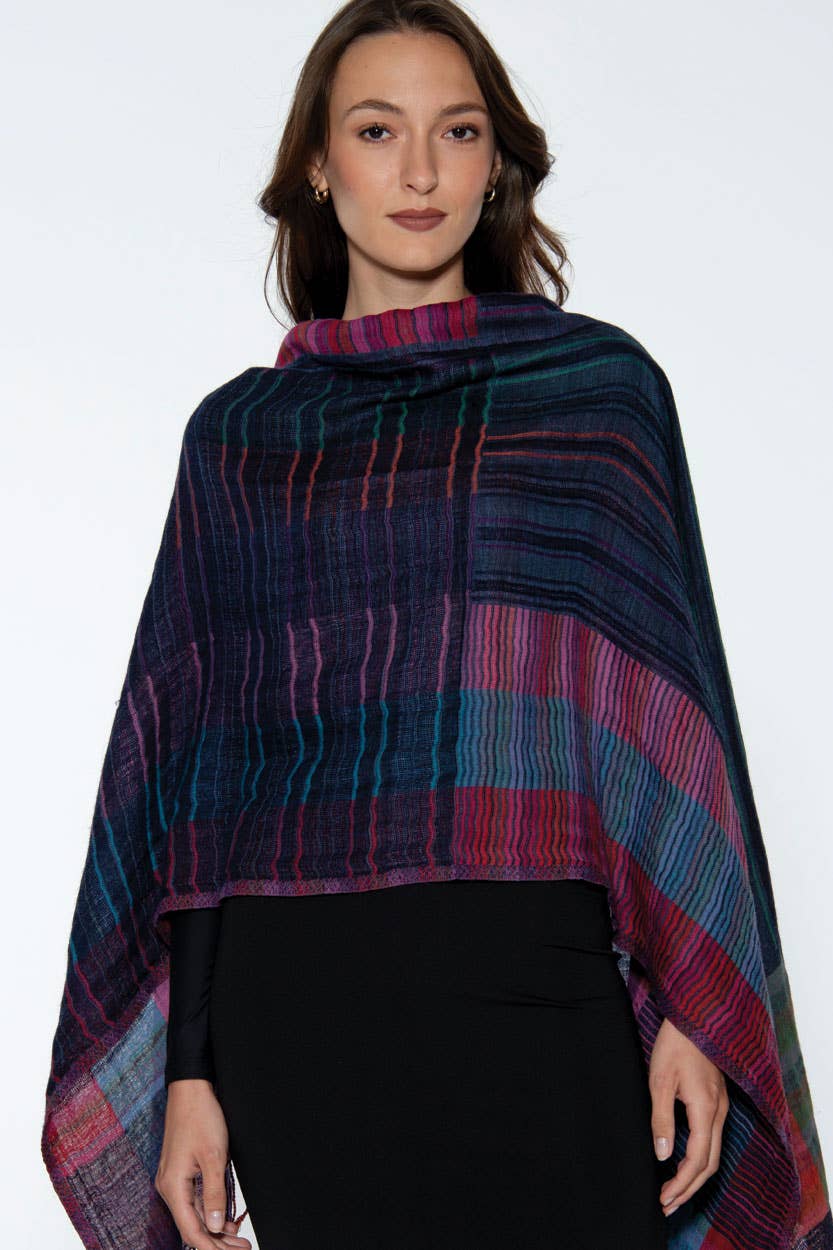 Kalya Wool & Cotton Shawl
