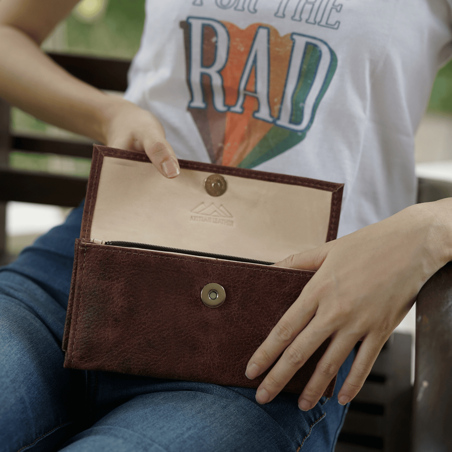 Handmade Brown Womens Wallet