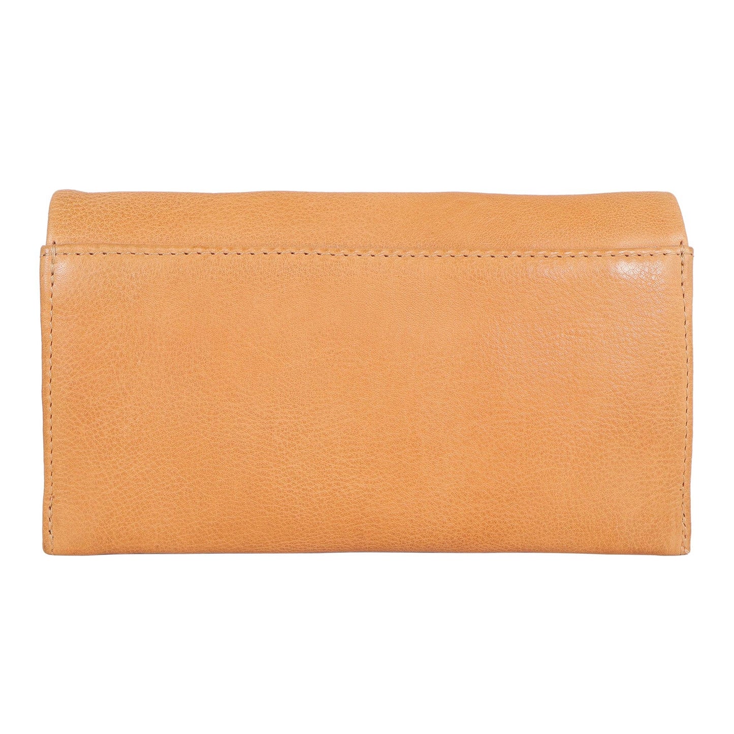 Leather Eloise Embroidered Heart Wallet