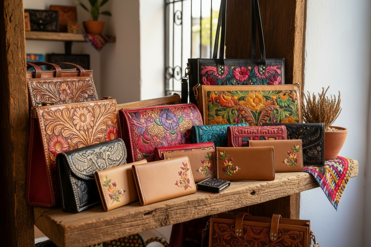 make some of the wallets plain with some little flowers embroider